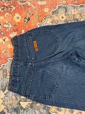 VINTAGE Howick faded pinstripe jeans